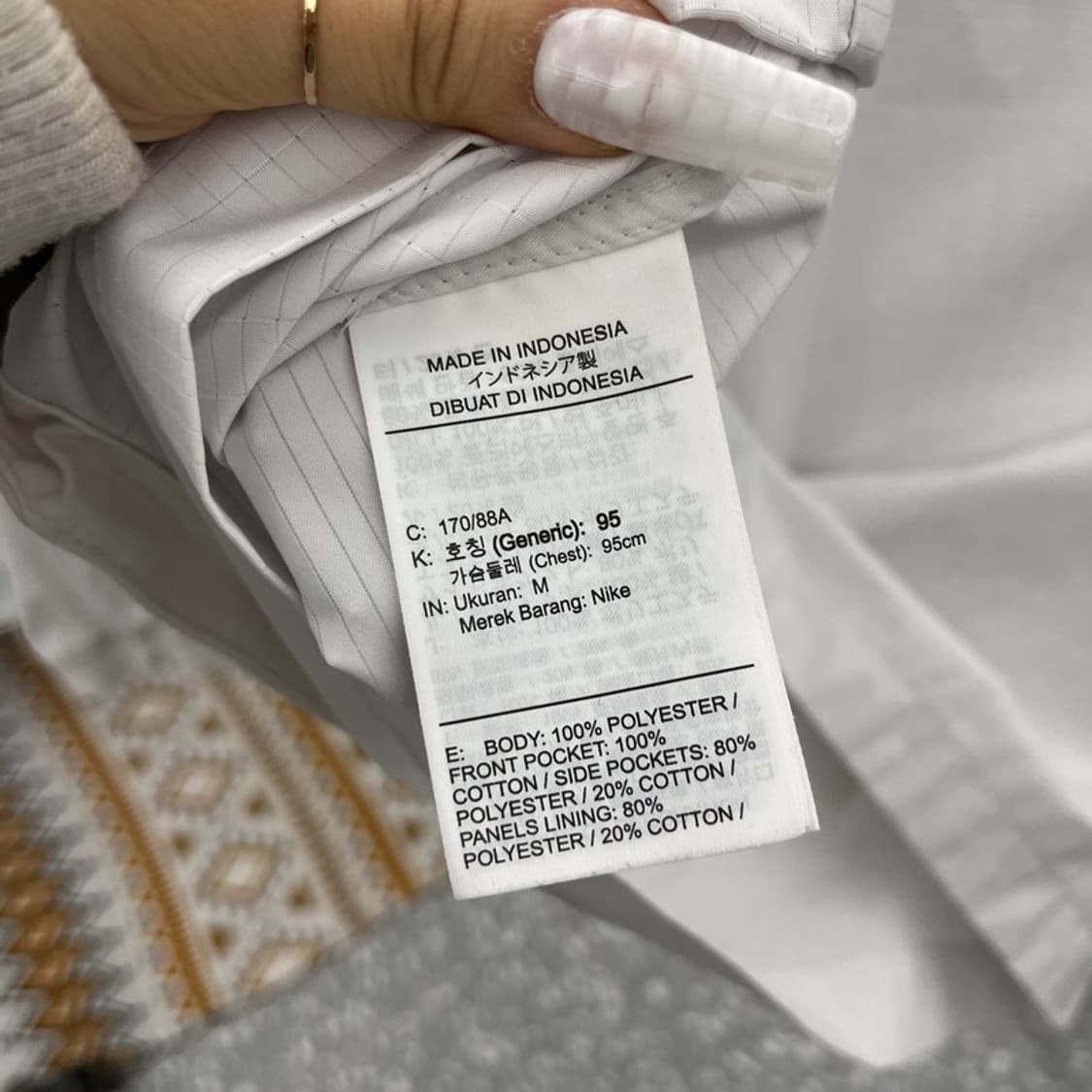 나이키 NSW 테크팩 엔지니어 바람막이 반집업 아노락 M C10640 상품이미지6