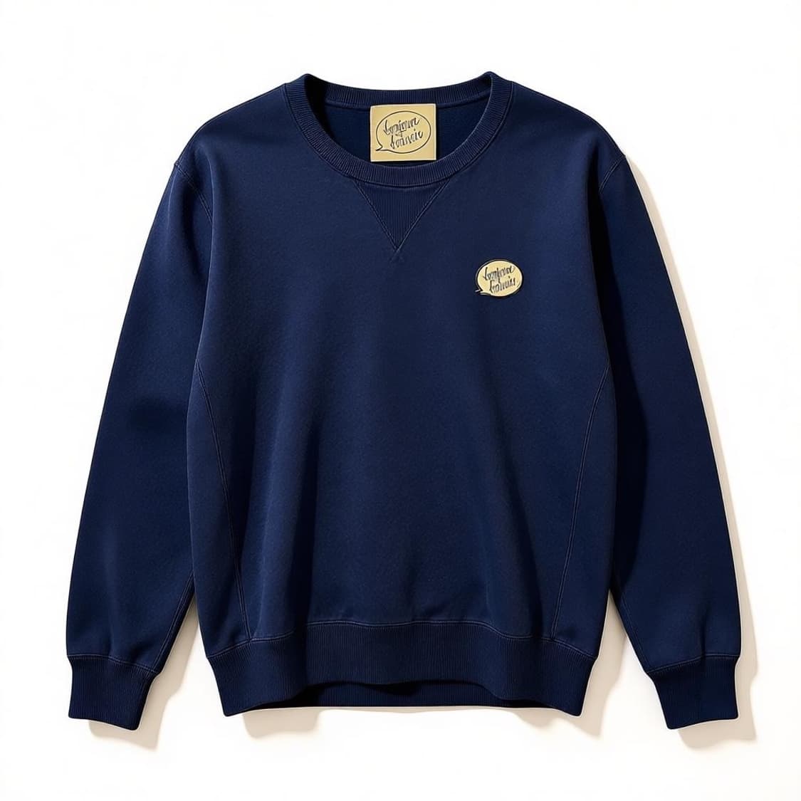 봉주르 레코드 네이비 맨투맨 L 상품이미지1