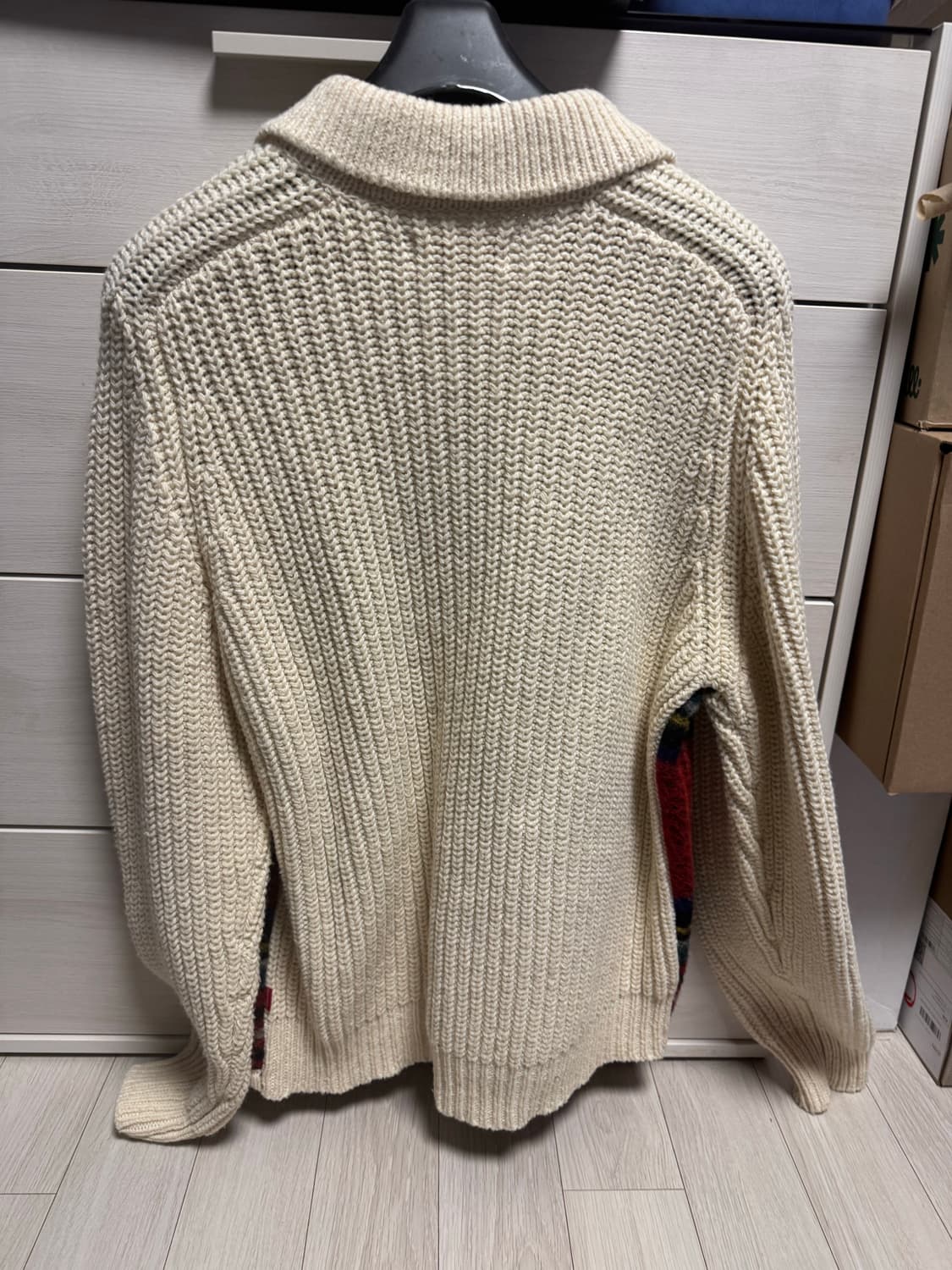 슈프림 플레이드 집업 스웨터  상품이미지5