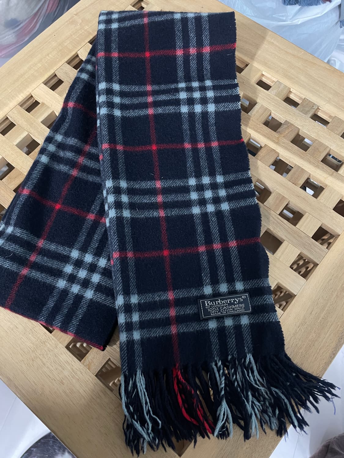 버버리 캐시미어 목도리 상품이미지1