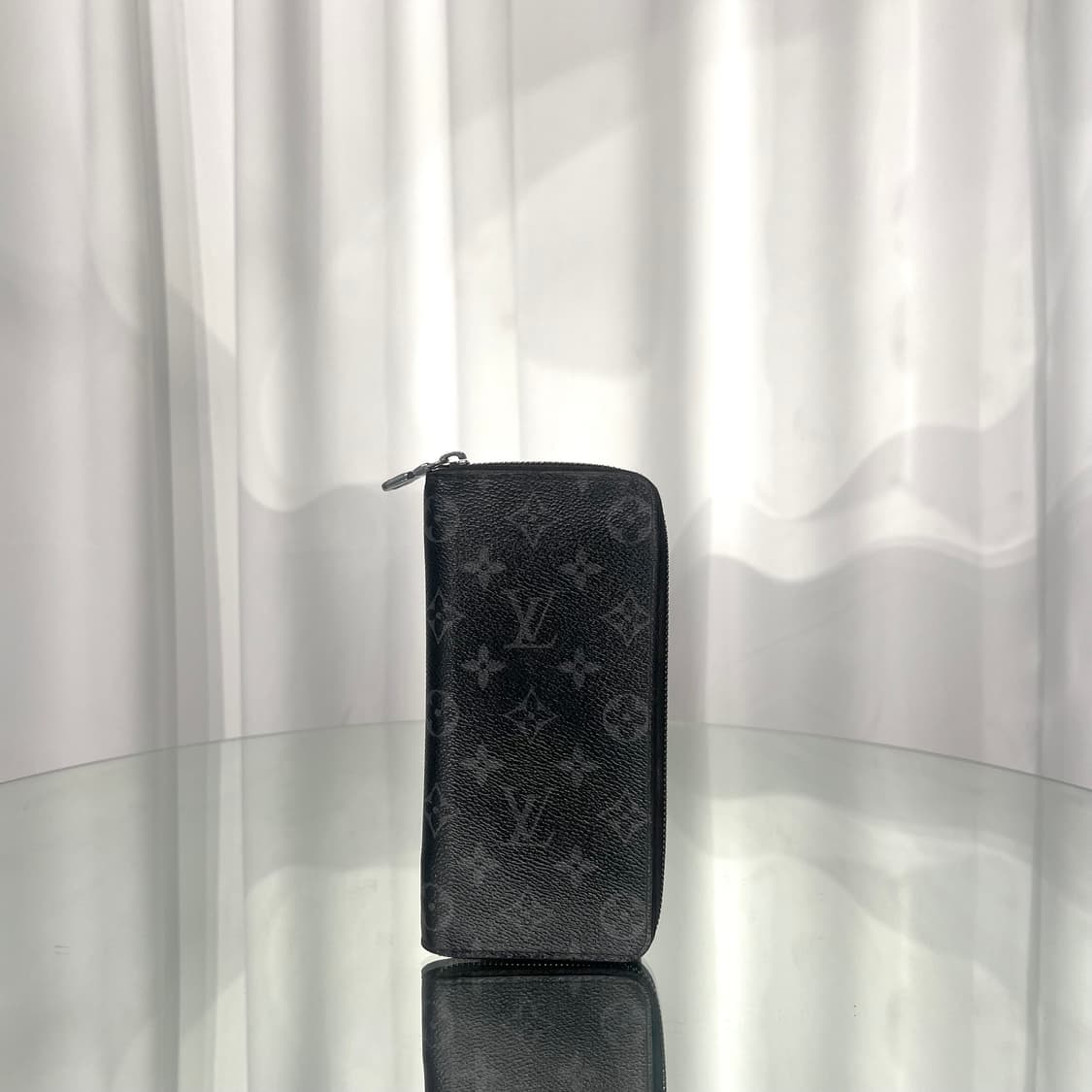 [정품] 루이비통 모노그램 지퍼돌이 장지갑 블랙 상품이미지2