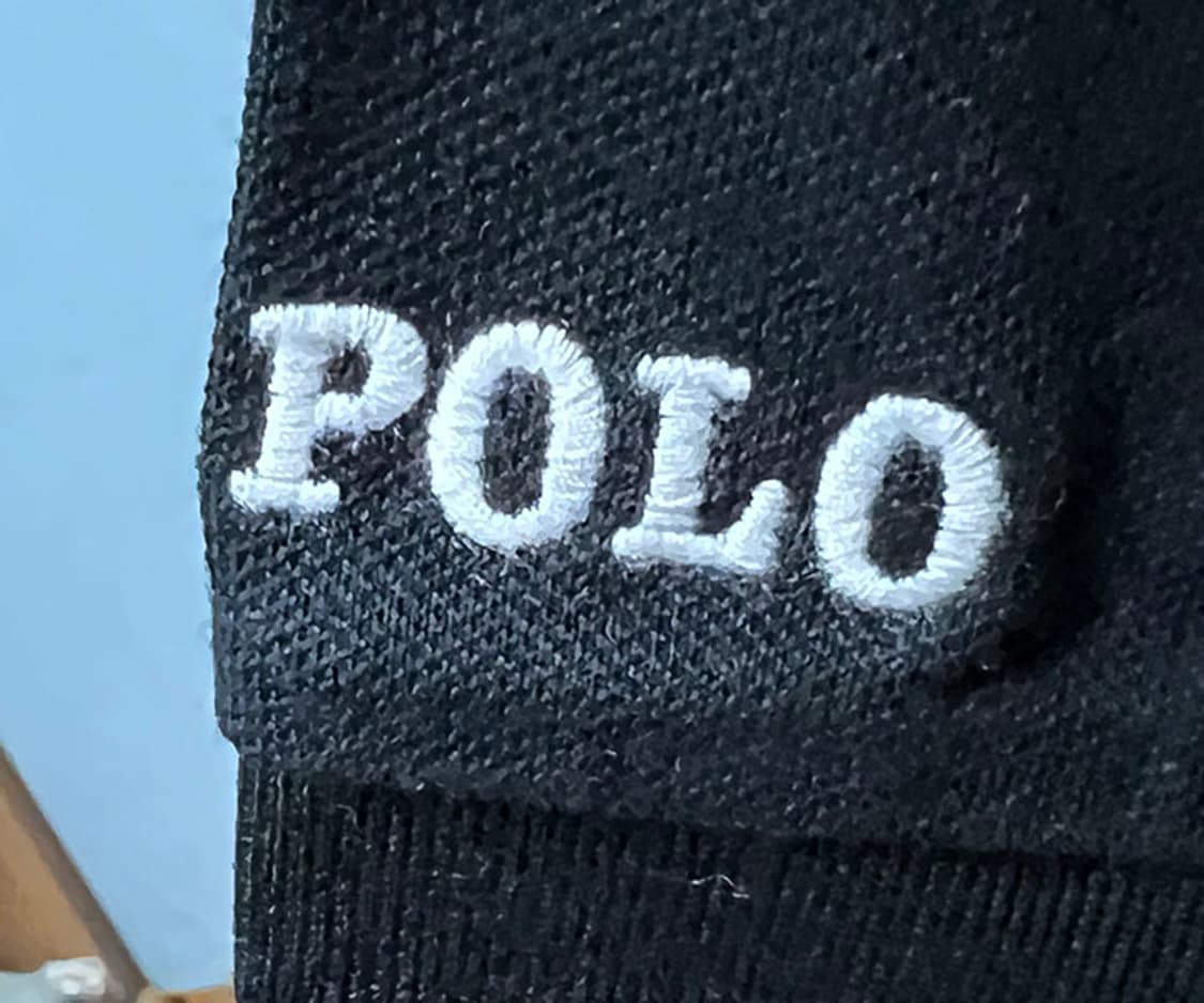 POLO 폴로 여자 배색 반팔 카라티 블랙 캐주얼 베이직 M 95 66 상품이미지4