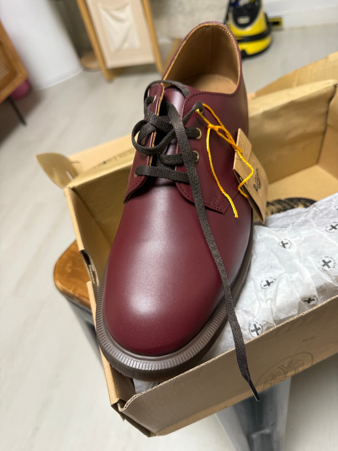 [미착용/레어] 닥터마틴 아카이브 스미스(Smiths) 옥스블러드 UK9 상품이미지2