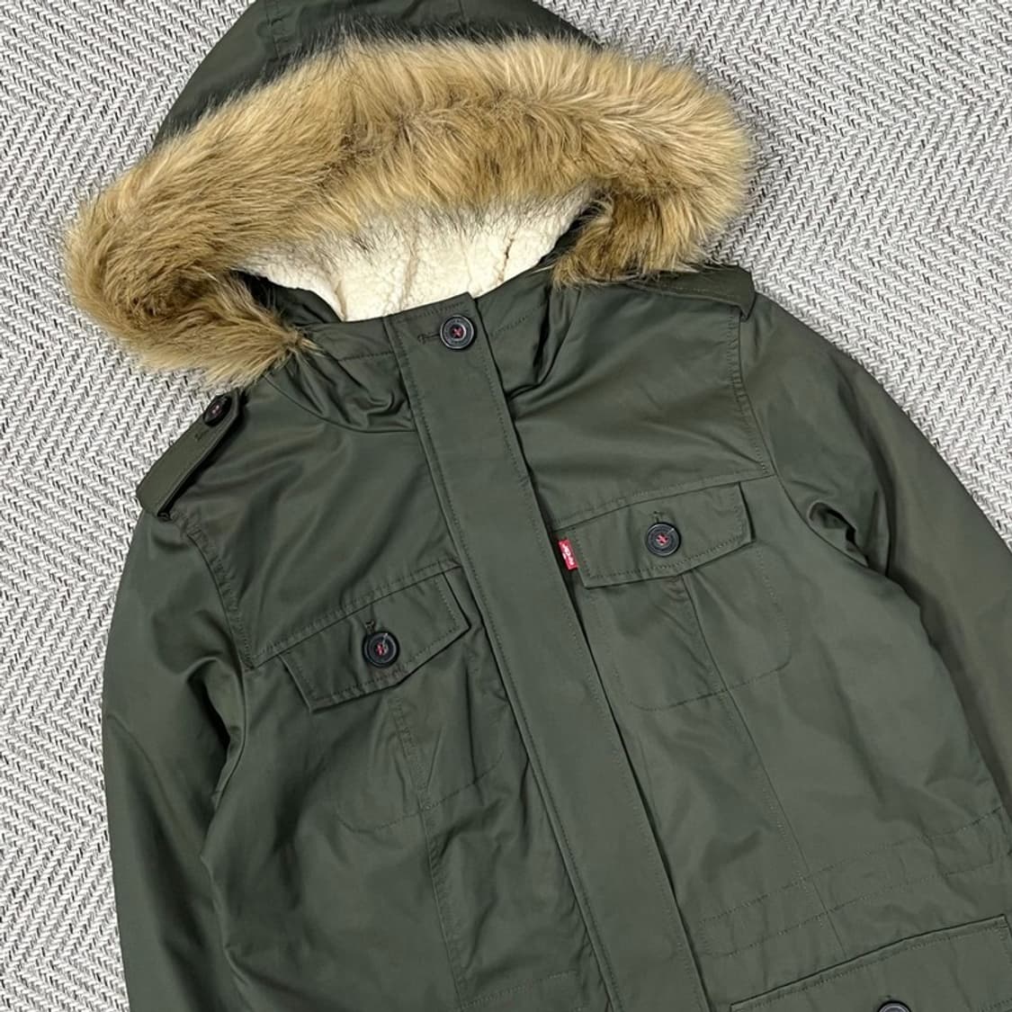 리바이스 나일론 양털 야상 v0698 상품이미지3