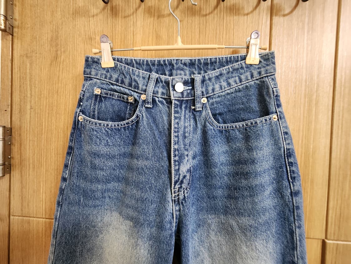 (S)트릴리온 워싱 스트레이트 데님 팬츠 상품이미지2