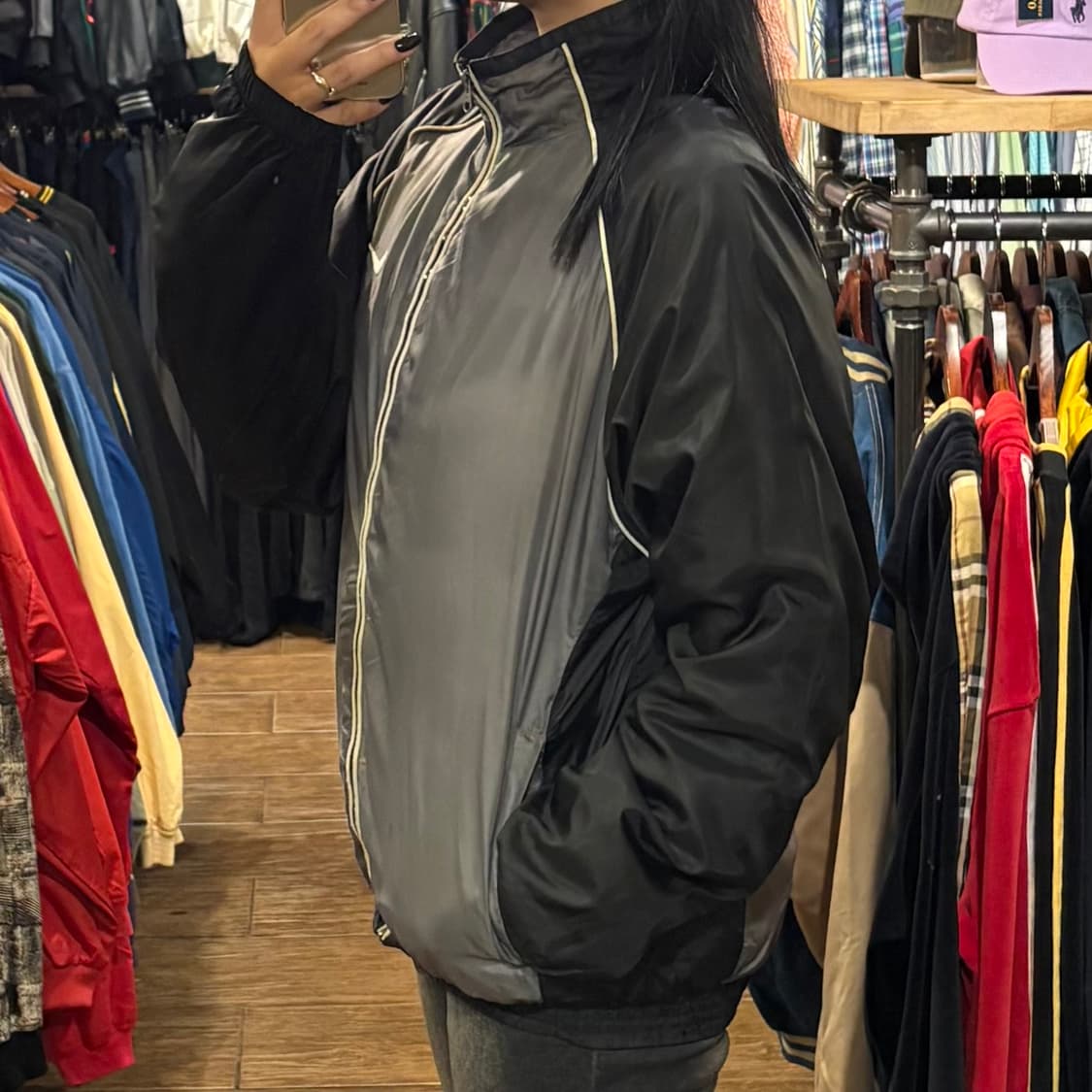 [HI] 나이키 바람막이 블랙&그레이 배색 상품이미지3