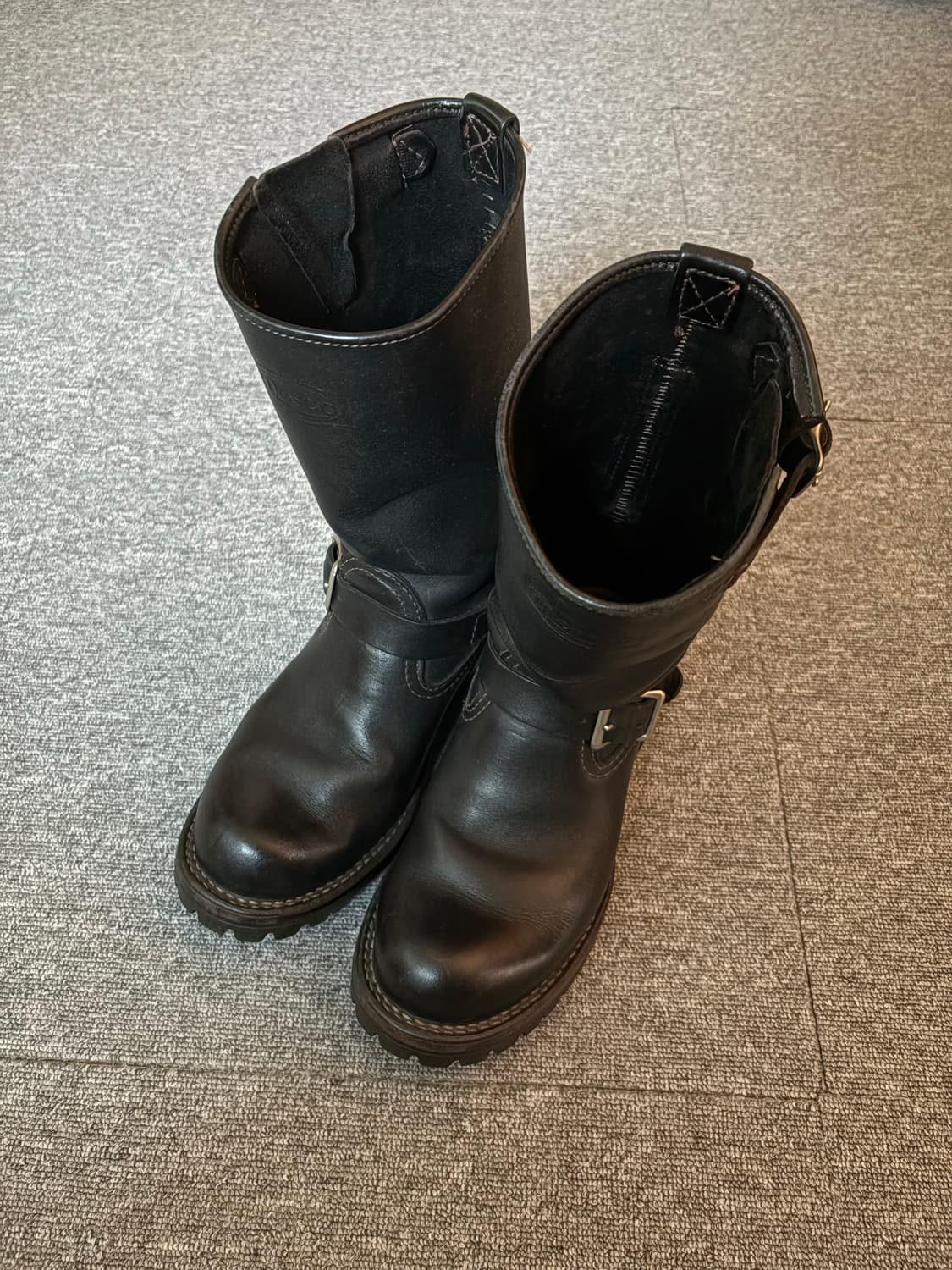 [8.5E] 웨스코 보스 블랙  엔지니어부츠 상품이미지1