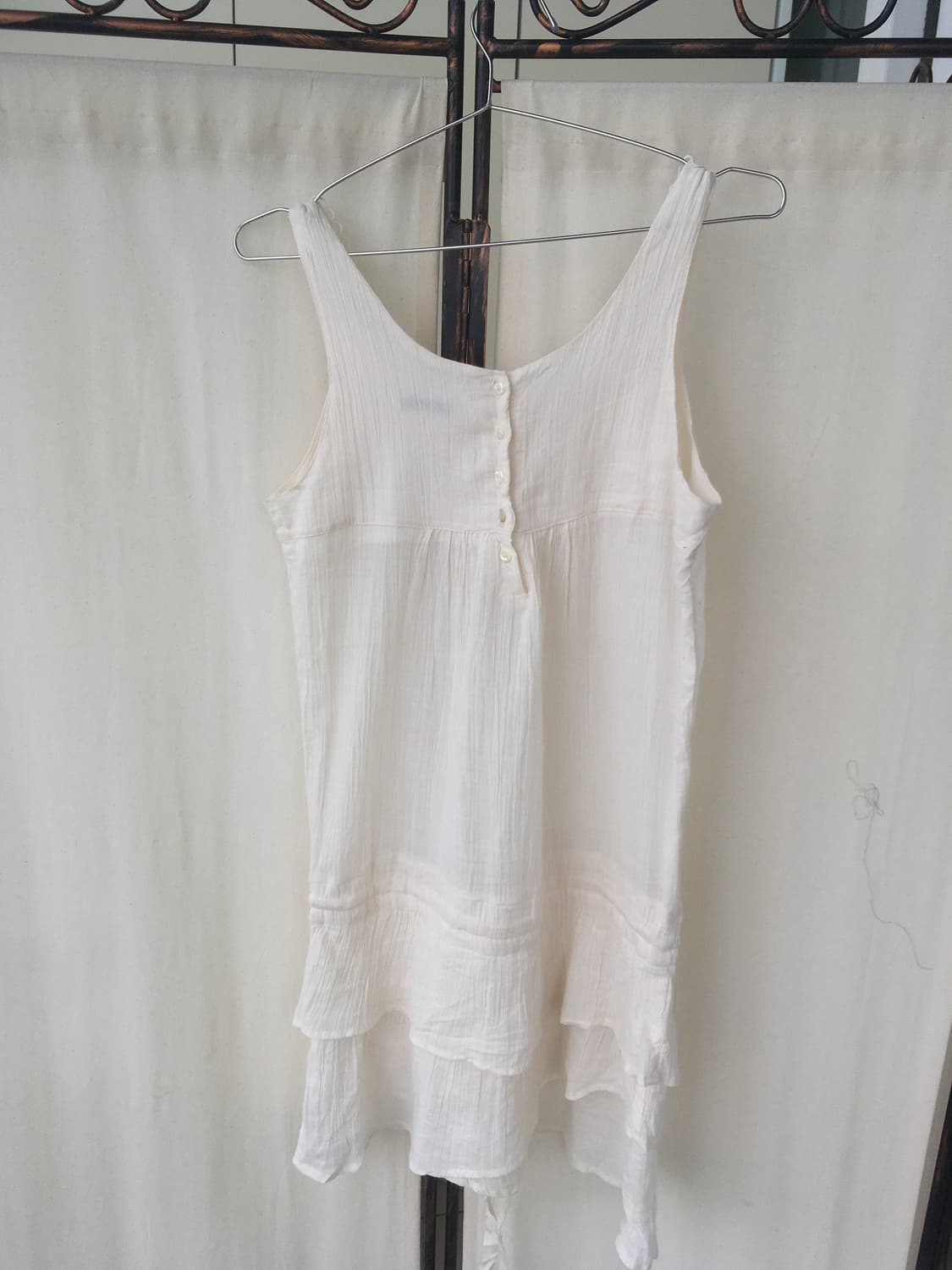 Set)카키민트 레이스나시 + 올리브롱슬리브 + 모리 레이스 원피스 상품이미지6