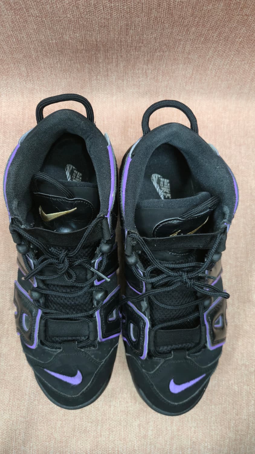 나이키 280mm-  에어 모어 업템포 블랙 퍼플 상품이미지2