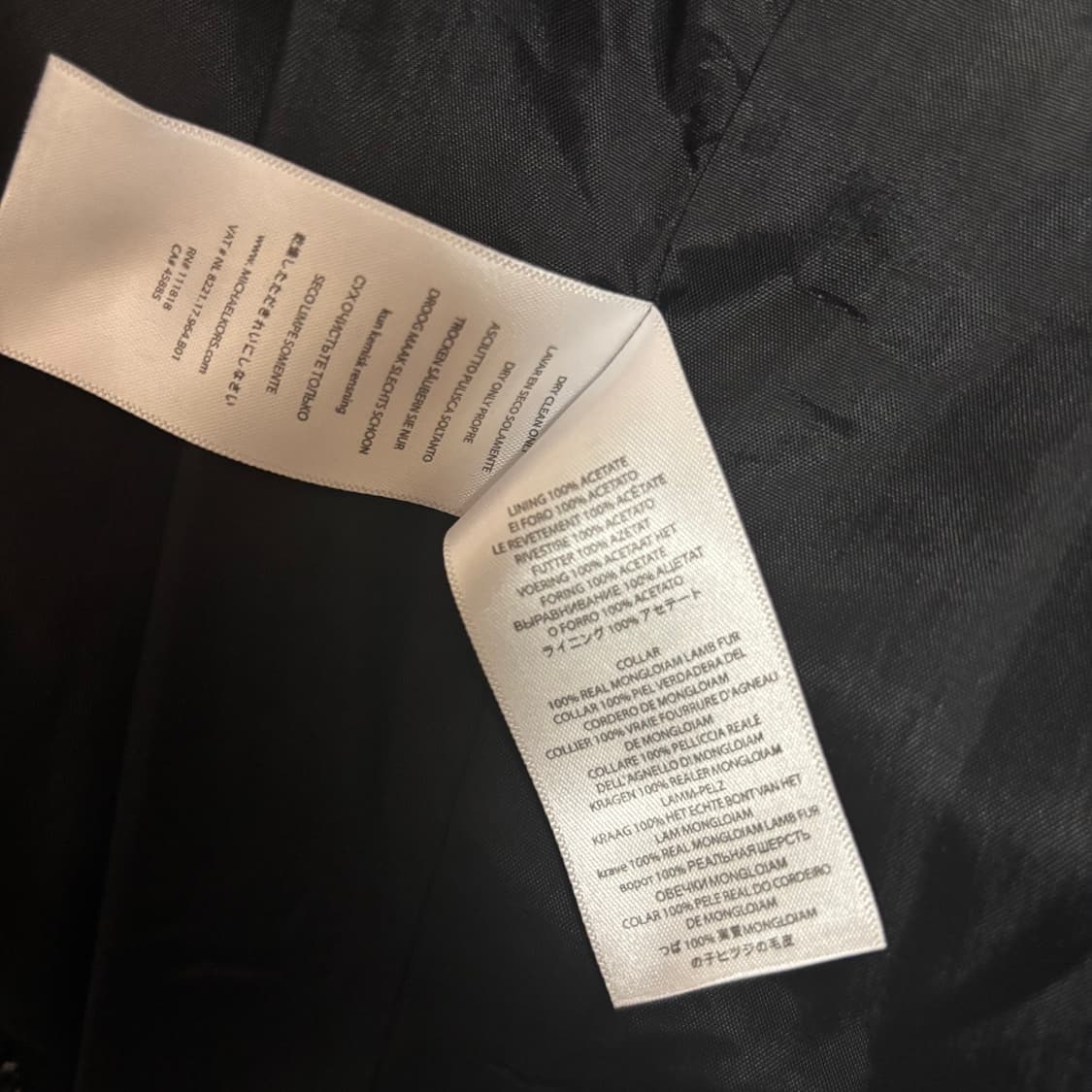 [서울 직거래] 마이클 코어스 헤링본 양털 카라 자켓 M 상품이미지9