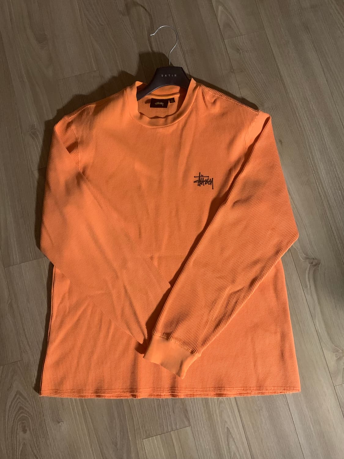 스투시 오렌지 와플 니트 상품이미지1