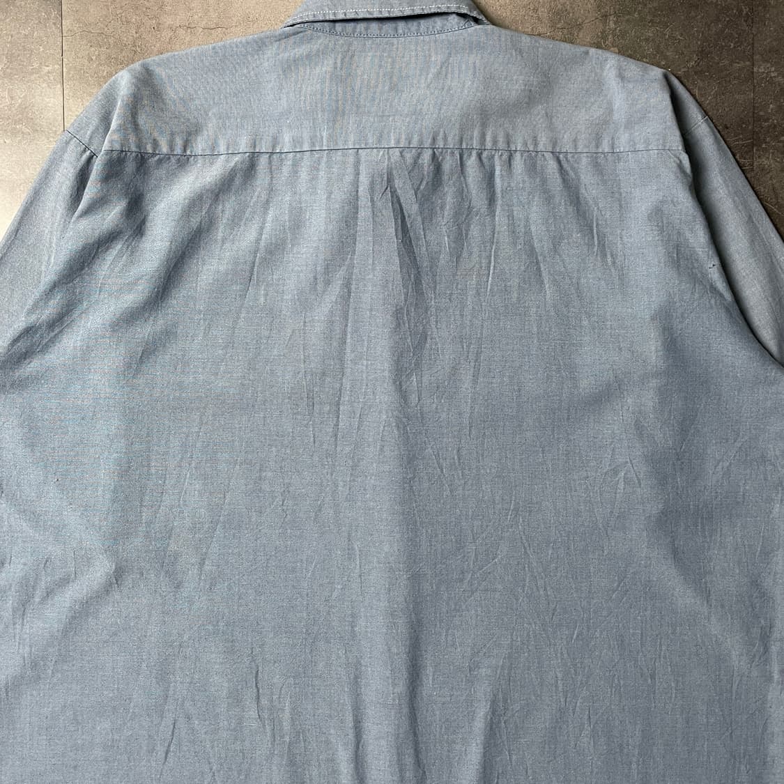 DICKIES 디키즈 빈티지 블루 플랩포켓 워크 셔츠 A00880 상품이미지8