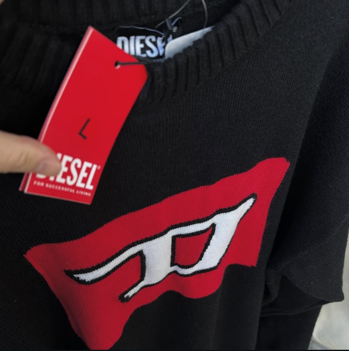 Diesel 빅로고 니트 상품이미지2