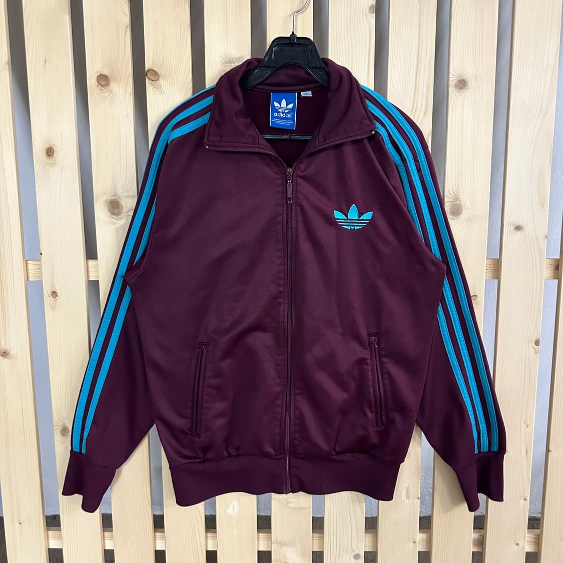 (M) 아디다스 파이어버드 버건디 민트 져지 트랙탑 상품이미지1