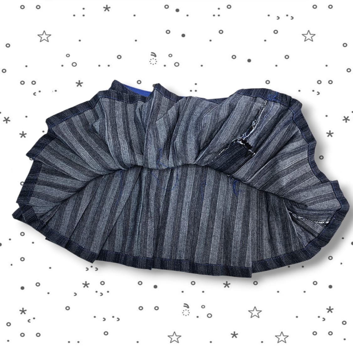 S VTG 빈티지 데님 플리츠 스커트 상품이미지7