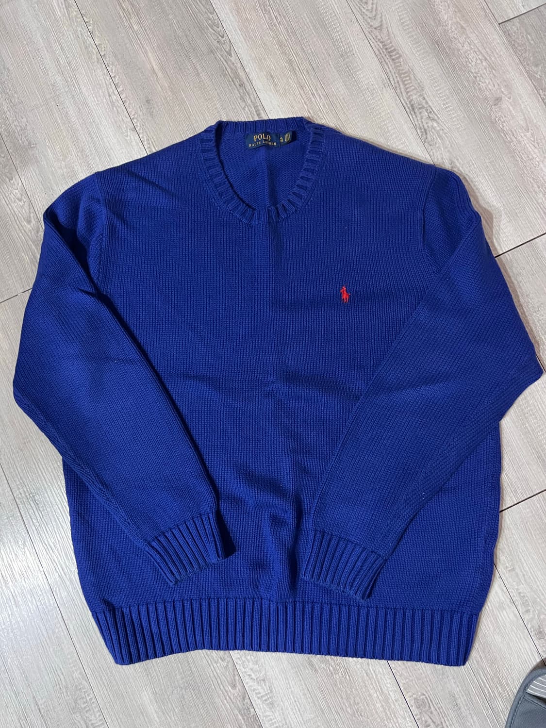 폴로 니트 스웨터 블루 105 (XL)  상품이미지1