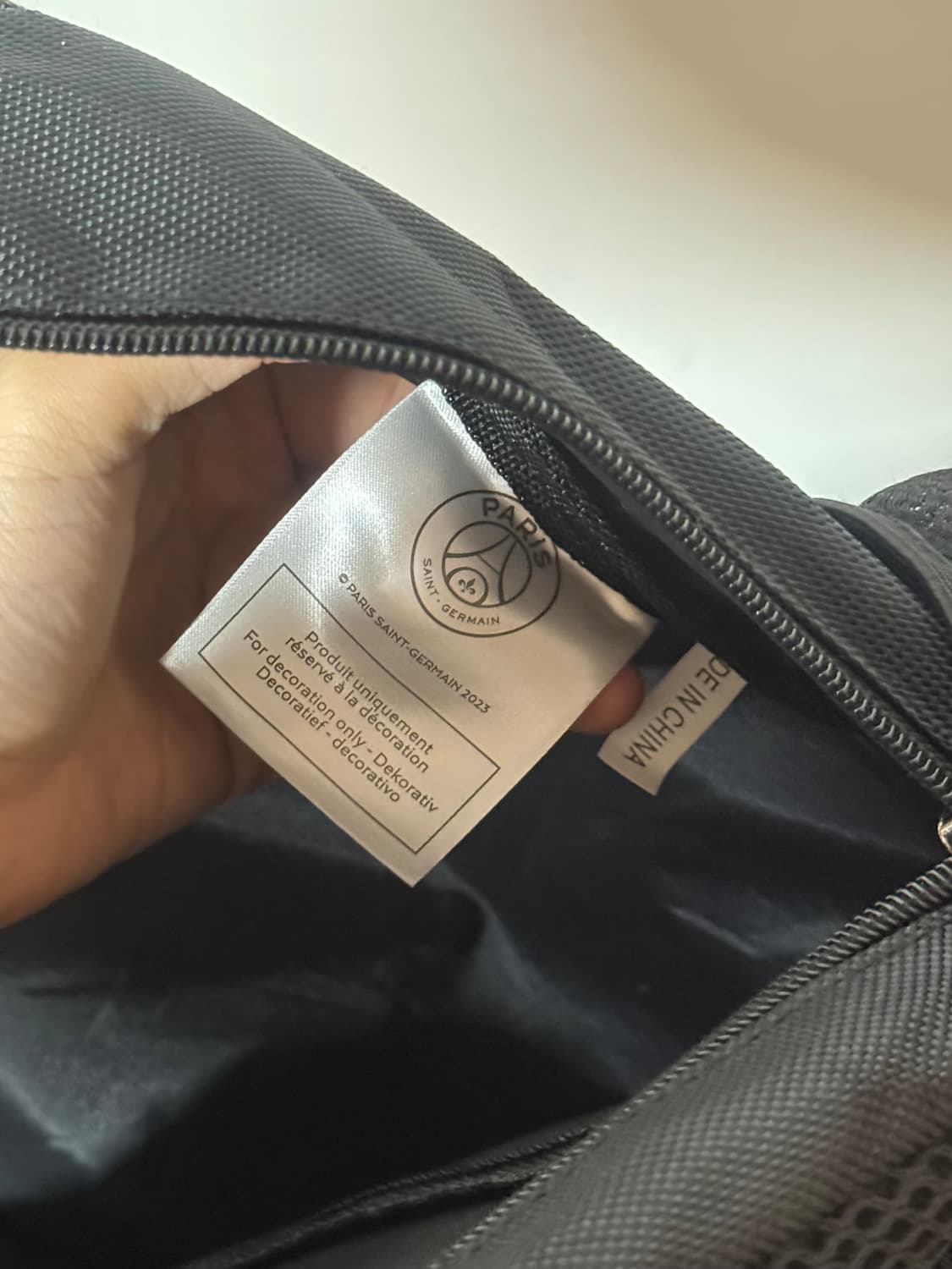 PSG 파리생제르맹 빅로고 백팩 블랙 멀티포켓 상품이미지9