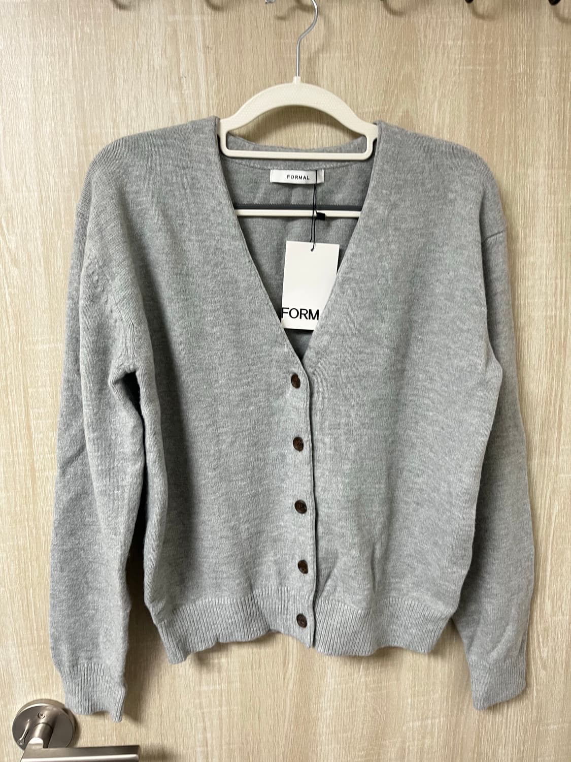 새상품) 니어웨어 키츠 가디건 회색 상품이미지2