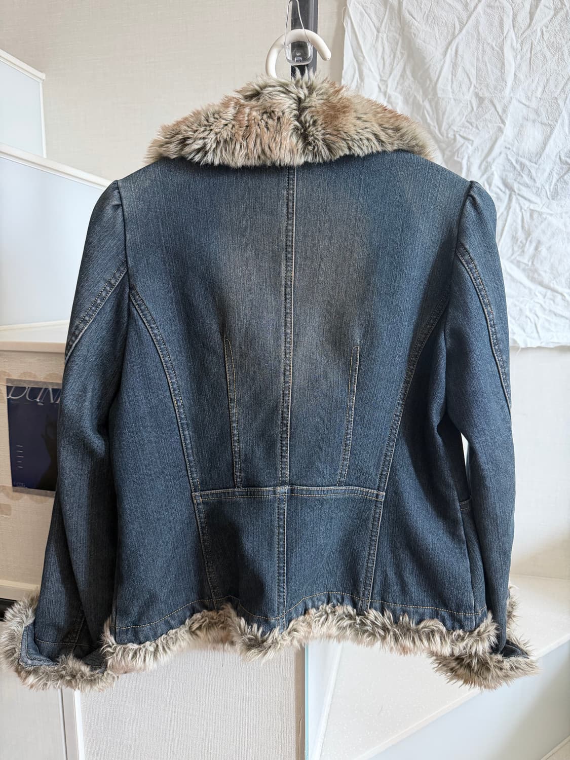 퍼 디테일 데님 자켓 상품이미지2