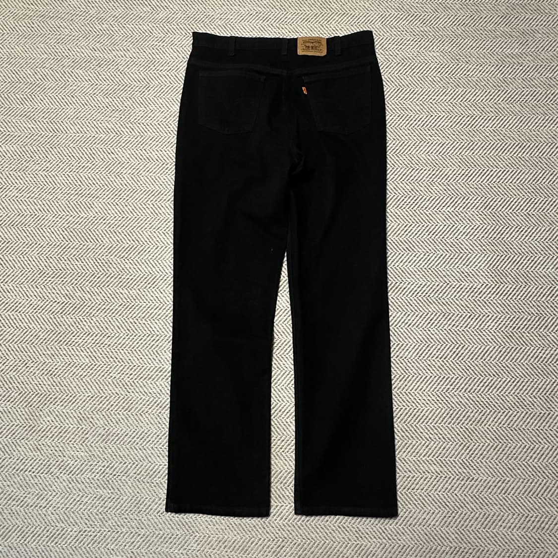 LEVI'S canada made orangetab black jeans 상품이미지2