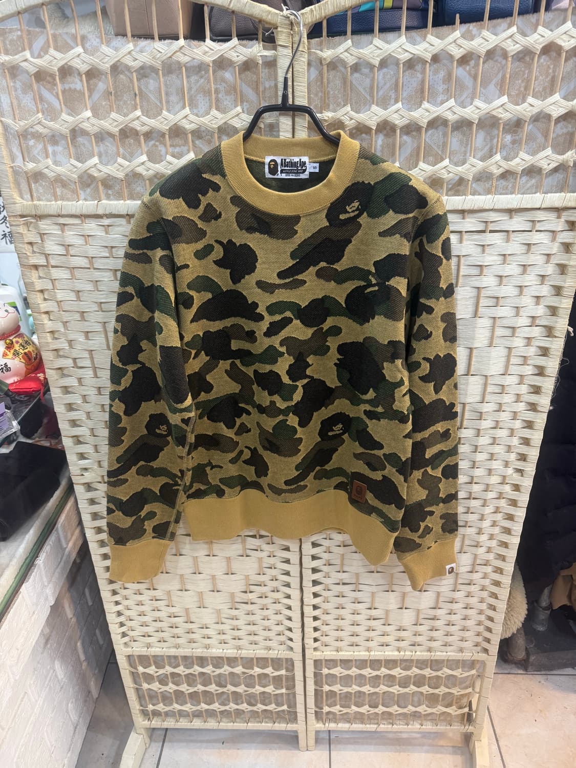 66 정품 베이프 카모 맨투맨 팝니다 상품이미지1