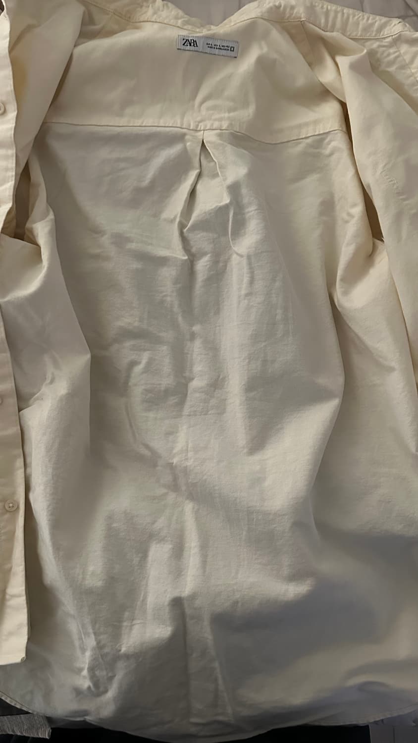 자라 노란 셔츠입니다 상품이미지1