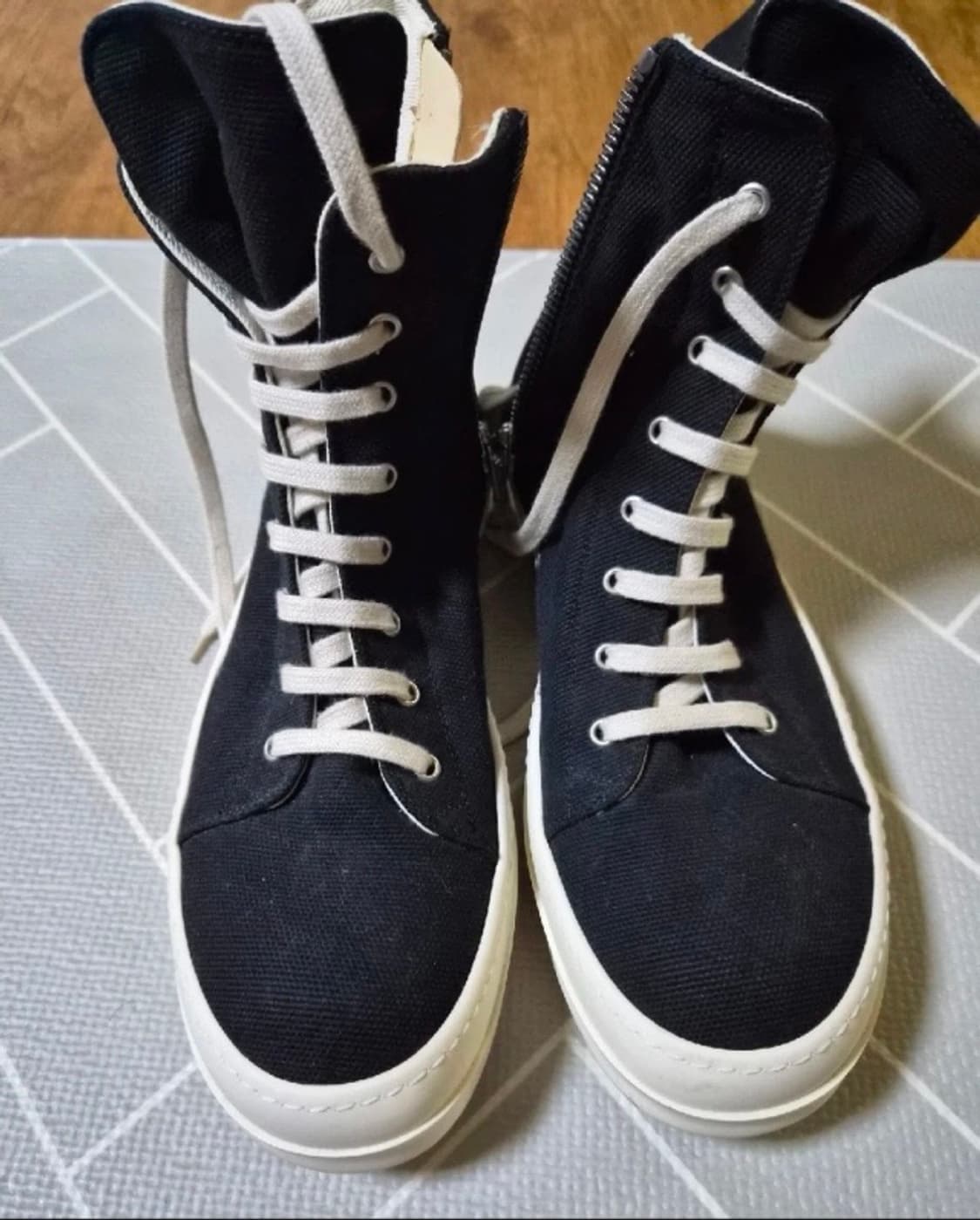 릭오웬스 다크쉐도우 캔버스 하이탑 43 상품이미지1