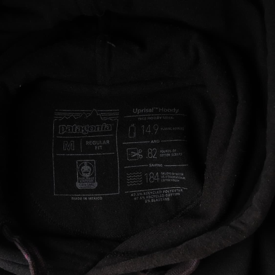 파타고니아 P6 로고 업라이절 후드티 M 상품이미지5