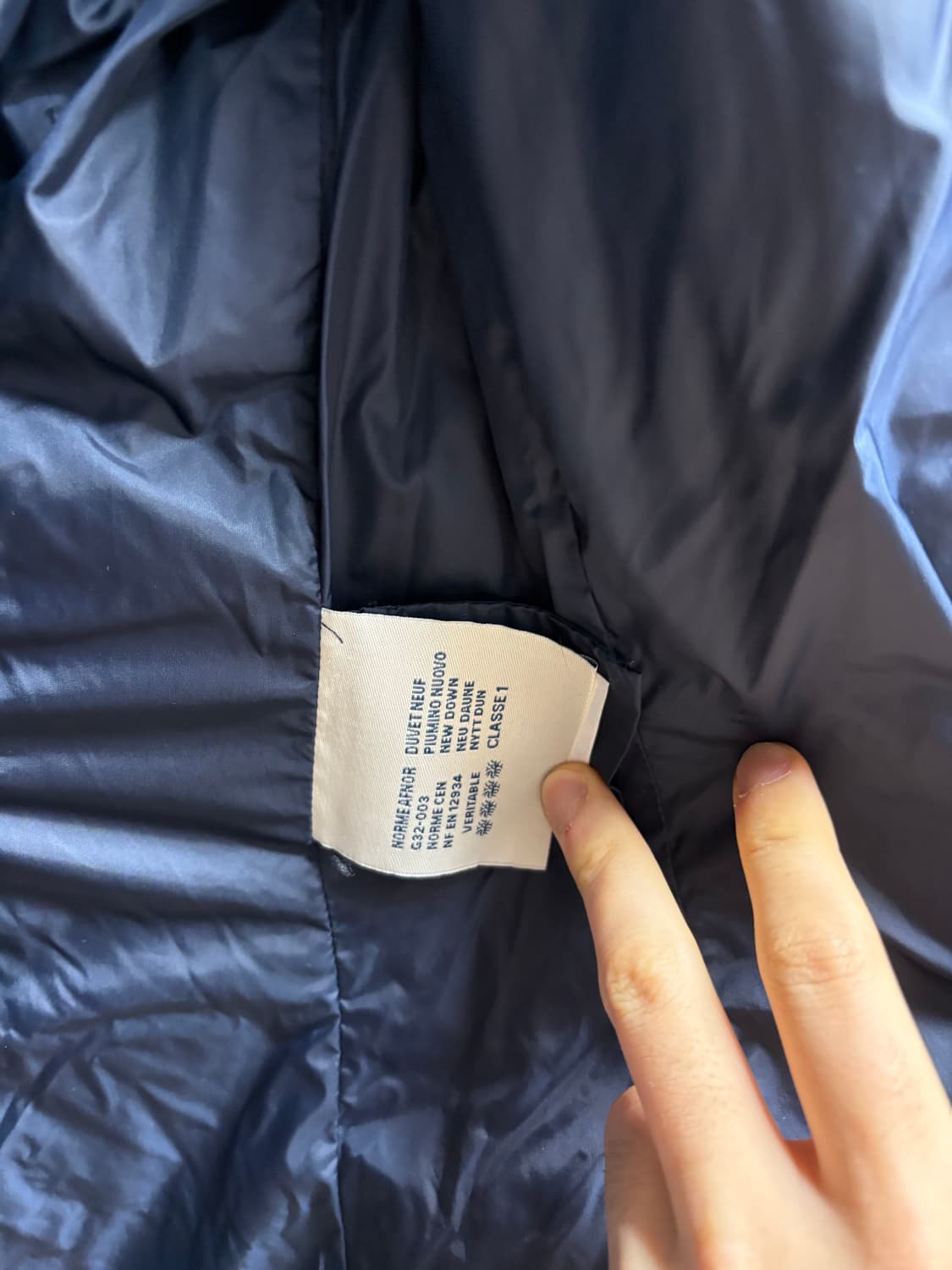 몽클레어 여성 패딩 네이비 1사이즈 상품이미지5