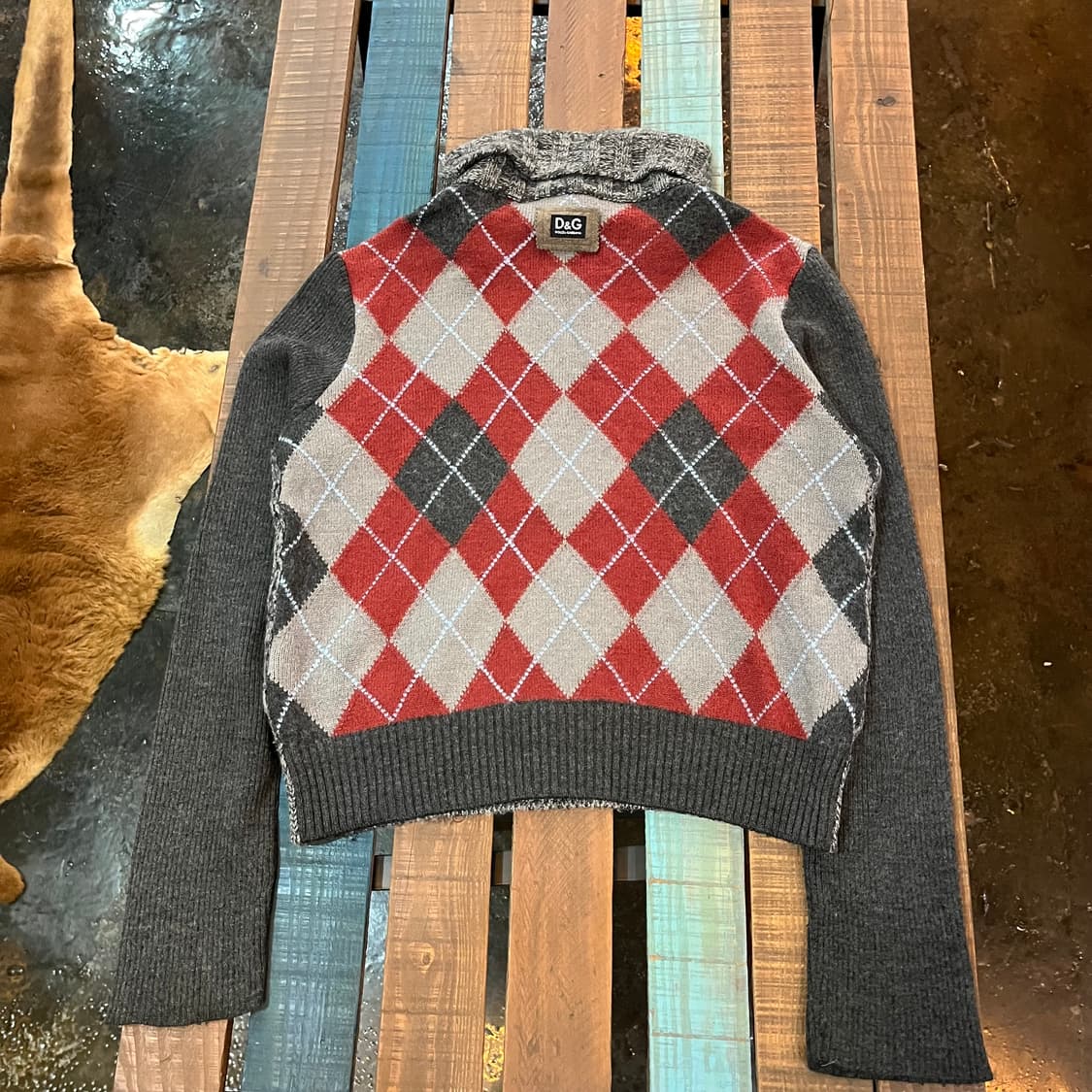 D&G 돌체앤가바나 아가일 청키 터틀넥 상품이미지7