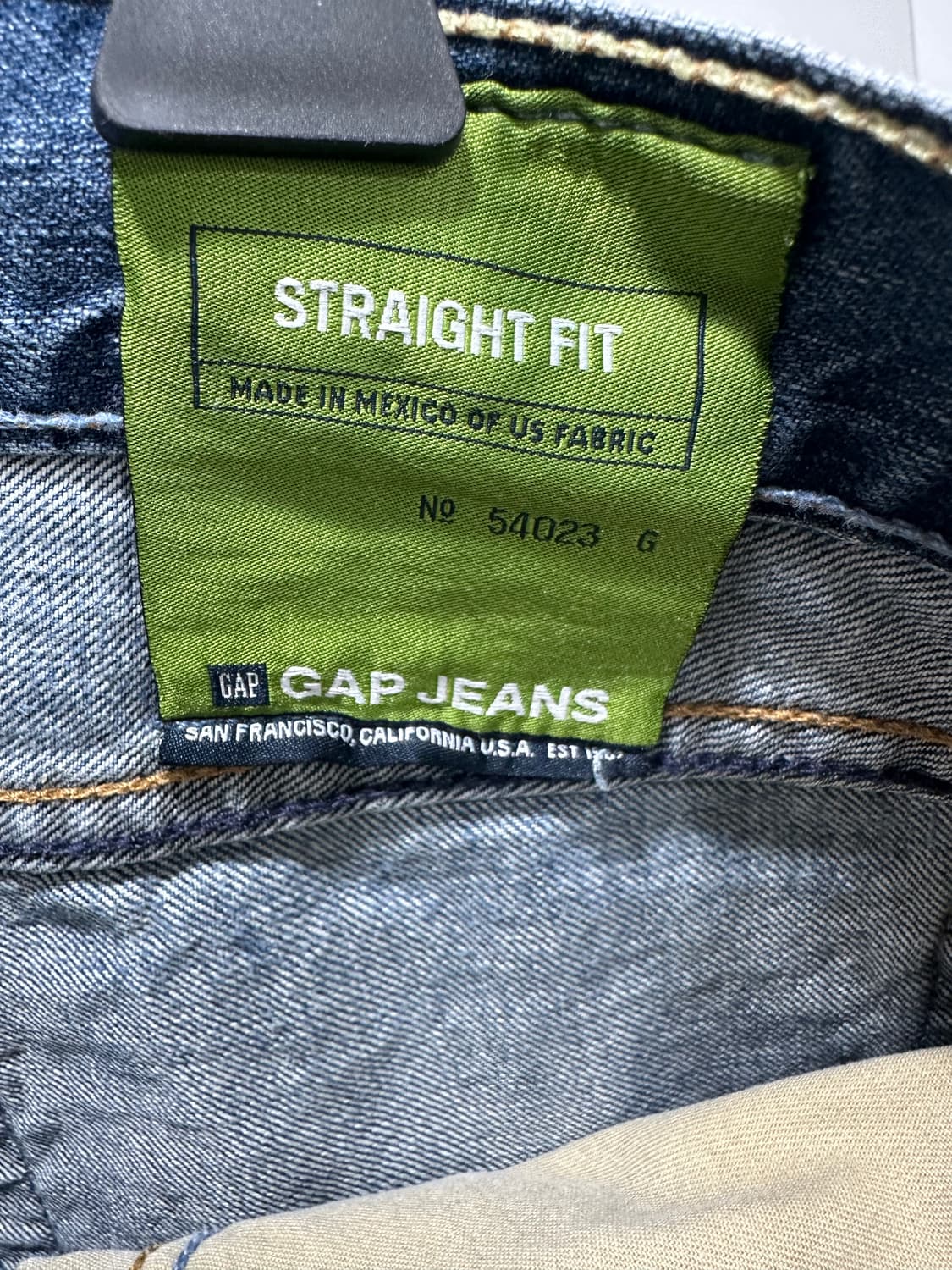 00‘s GAP straight jeans 갭 스트레이트 진  상품이미지3