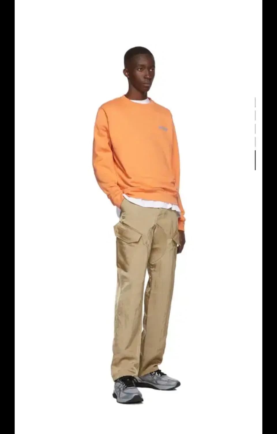 [XL] 아픽스 AFFIX 맨투맨 오렌지 상품이미지1