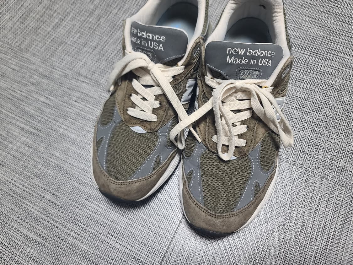 뉴발란스993 밀리터리 그린 285 스니커즈 상품이미지4