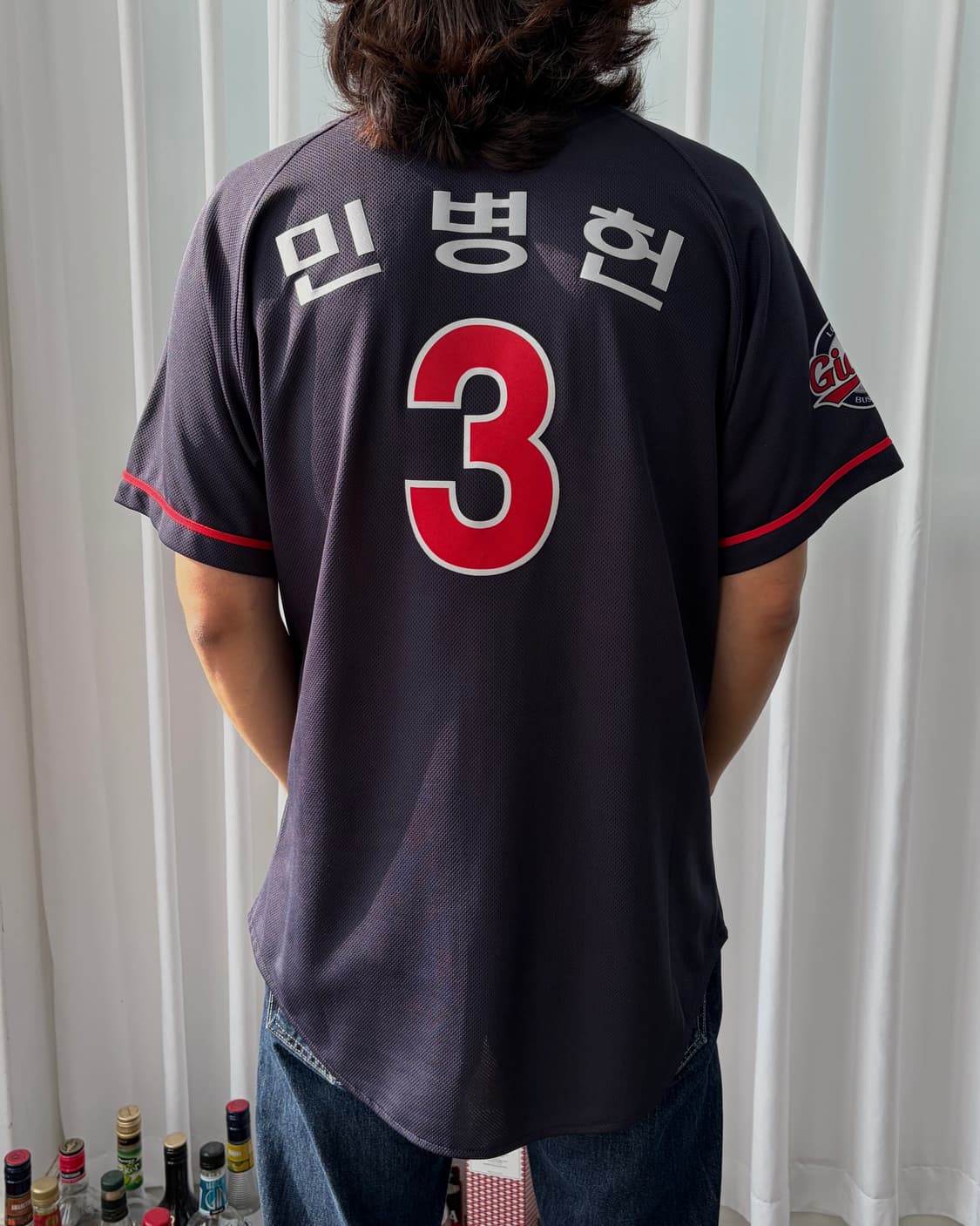 [XL]롯데 자이언츠 ATC 어센틱 민병헌 야구 유니폼 상품이미지2