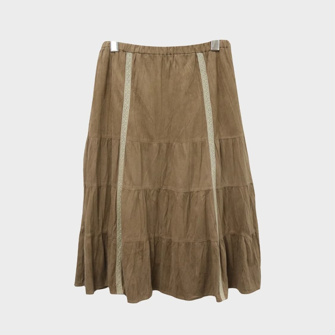 RAPICHE 레이스 스웨이드 캉캉스커트 61956 상품이미지2