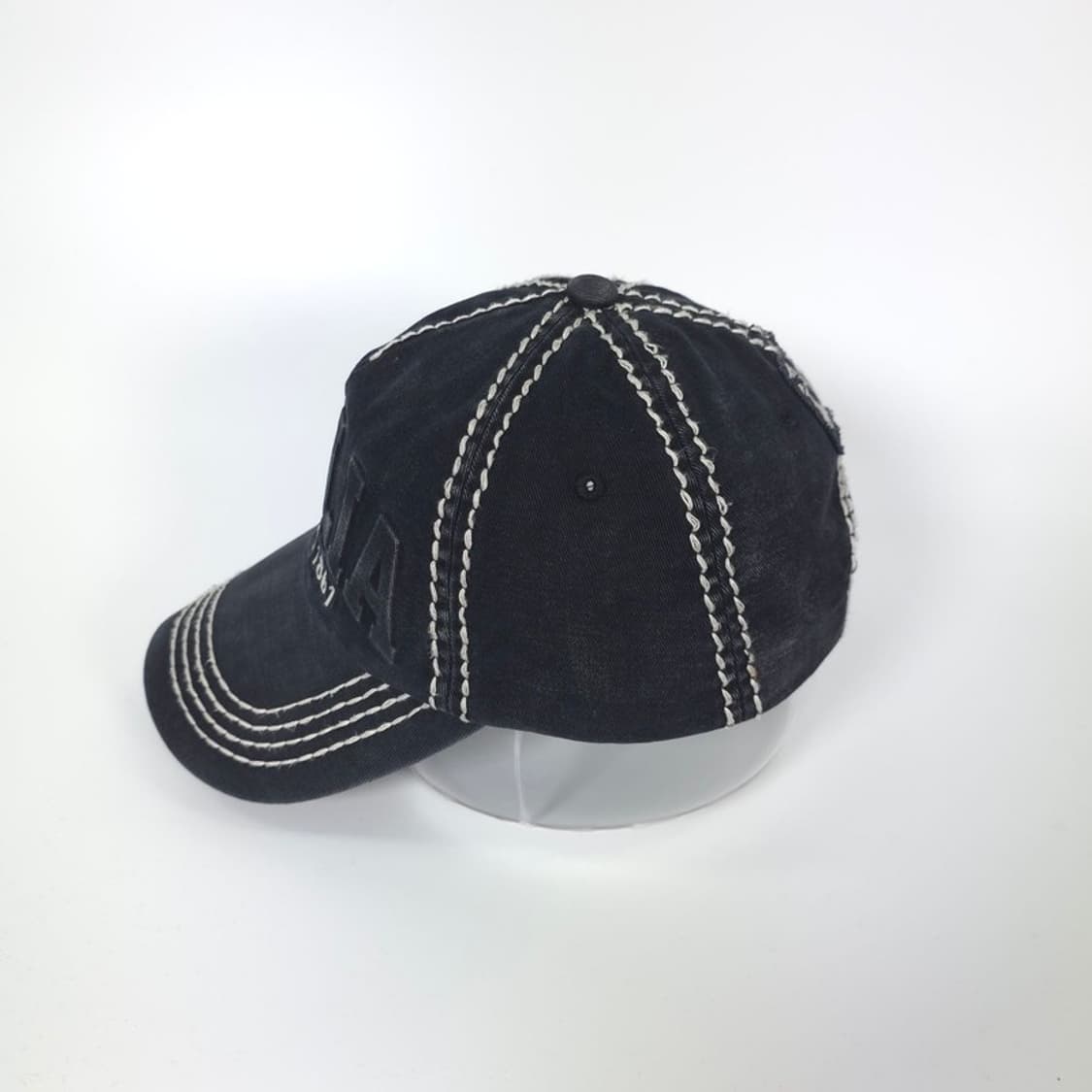 로빈루스 이탈리아 스티치 블랙 볼캡 상품이미지4