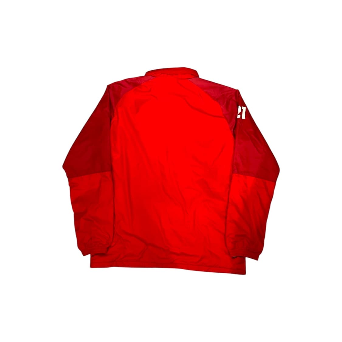 푸마 레드 축구팀 후드 바람막이 올드스쿨 오버핏 트랙 자켓 XXL 상품이미지6