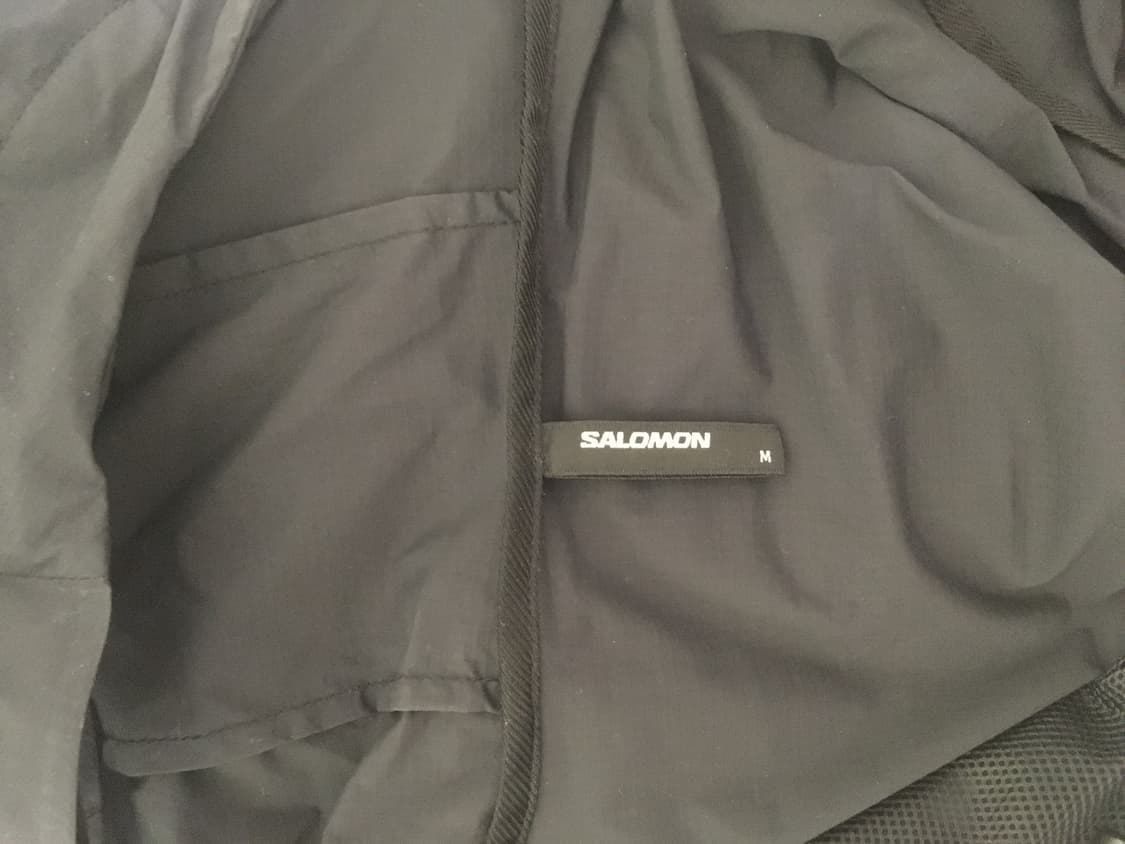 살로몬 모디세이 윈드쉘 자켓 블랙 M 상품이미지3