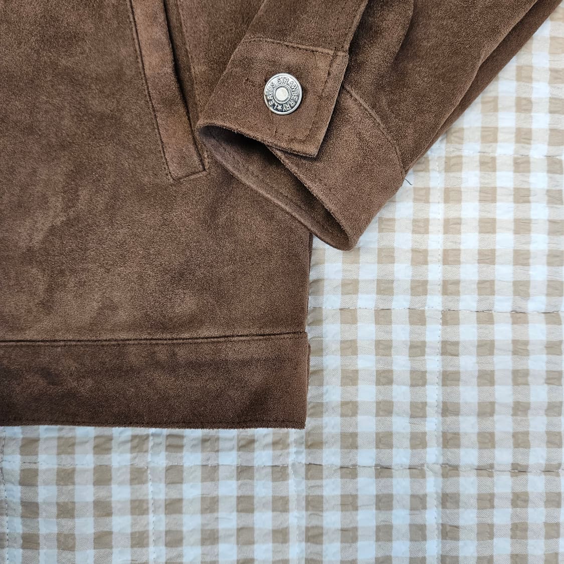 간절기 스웨이드 집업자켓 남자100 상품이미지4