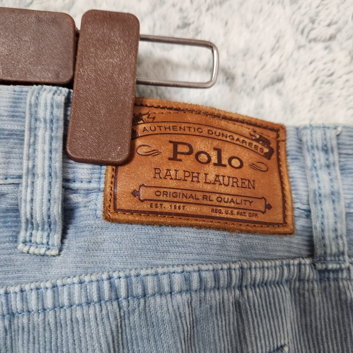 H911 [36] 폴로 랄프로렌 코듀로이 바지 Varick slim 상품이미지6