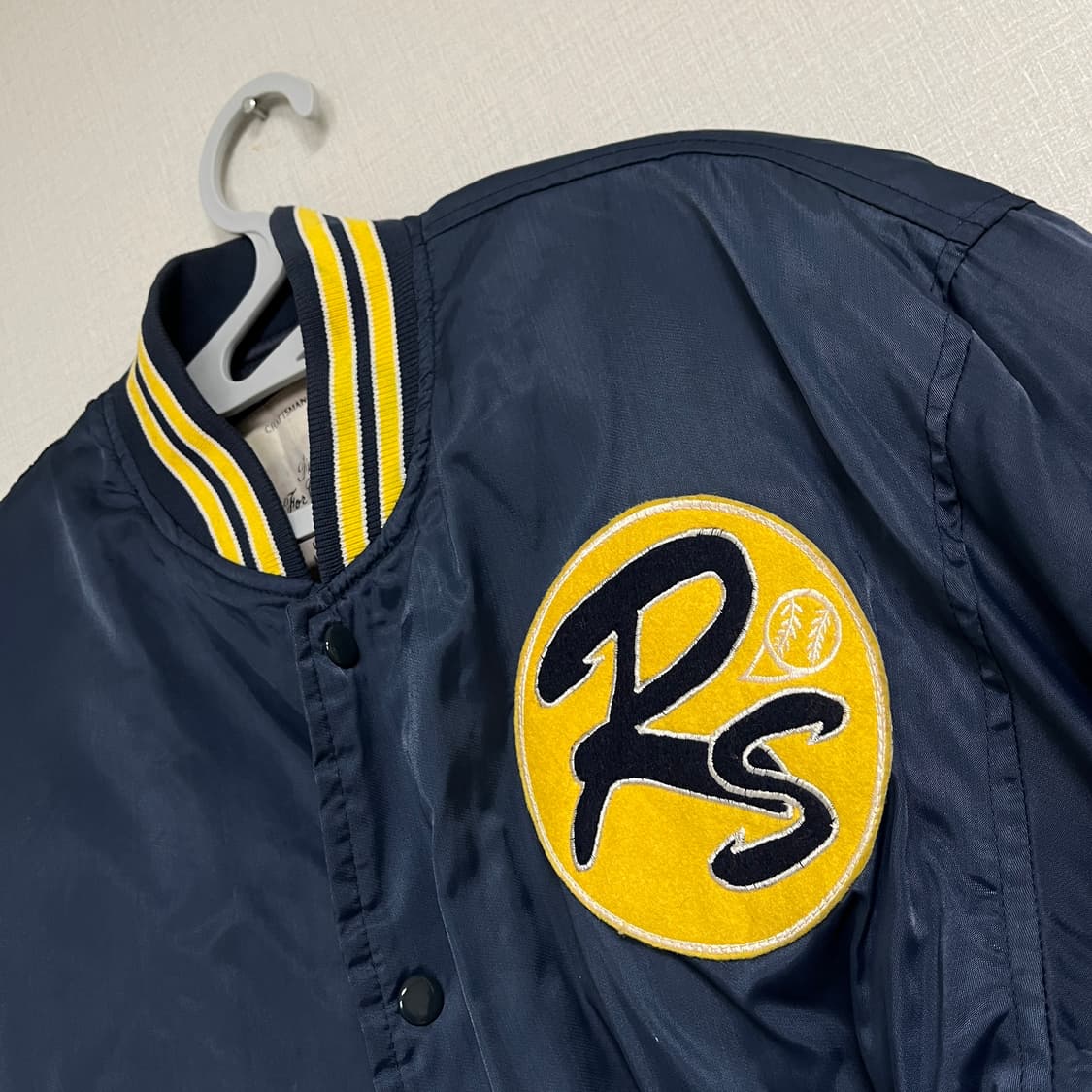 빈티지 바시티 블루종 자켓 상품이미지8