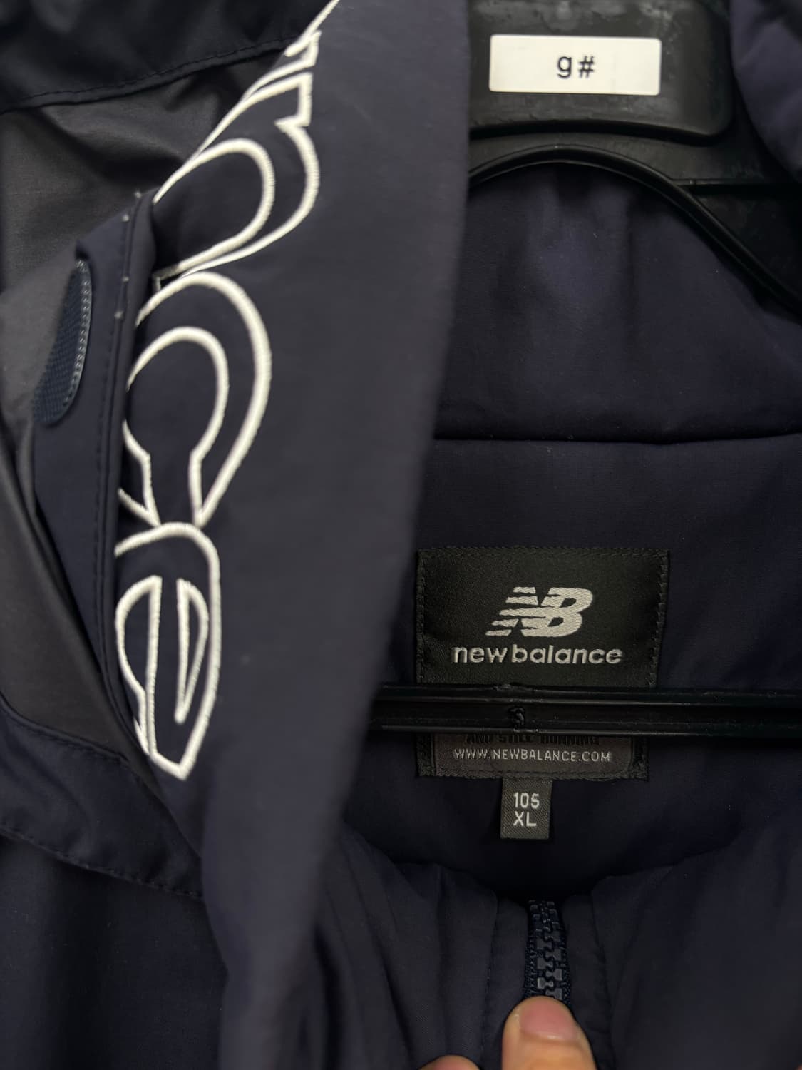 뉴발란스 후드 폴더블 올드스쿨 점퍼 상품이미지5