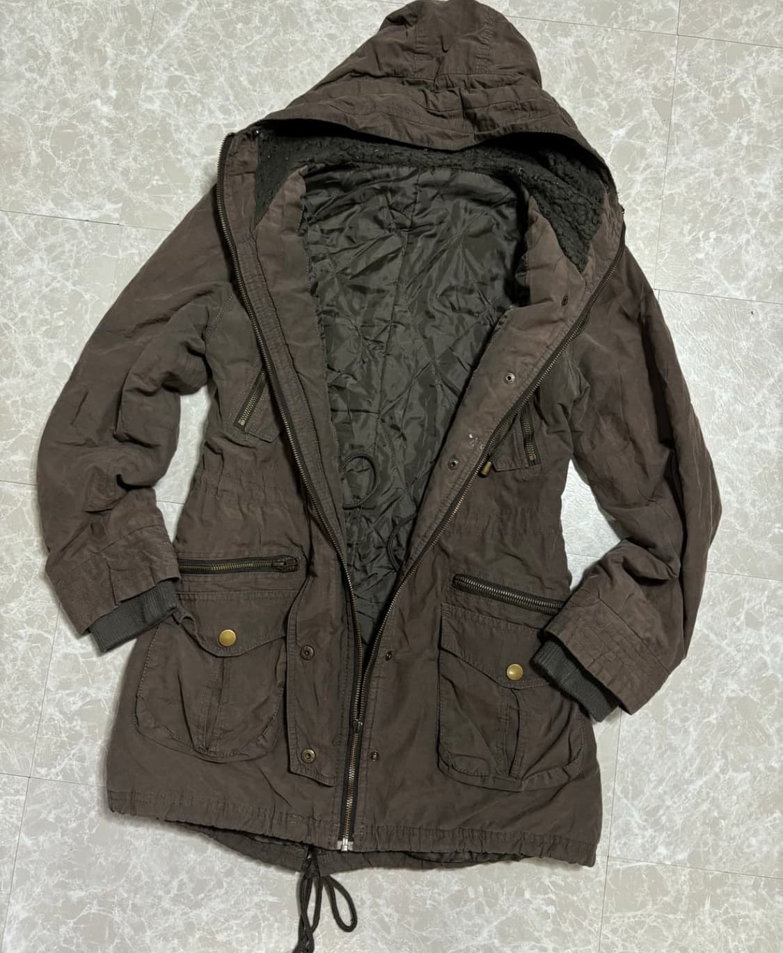 Y2K multi Pocket Padding Jacket 상품이미지3