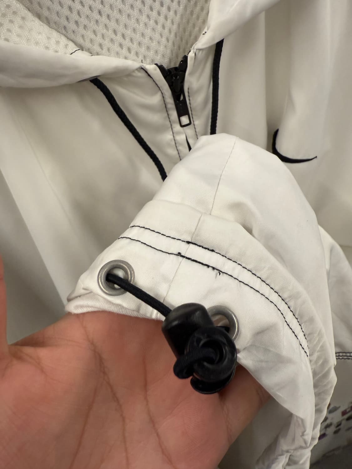 나이키 올드스쿨 스우시 사이드라인 풀오버 바람막이 XXXXL 상품이미지7