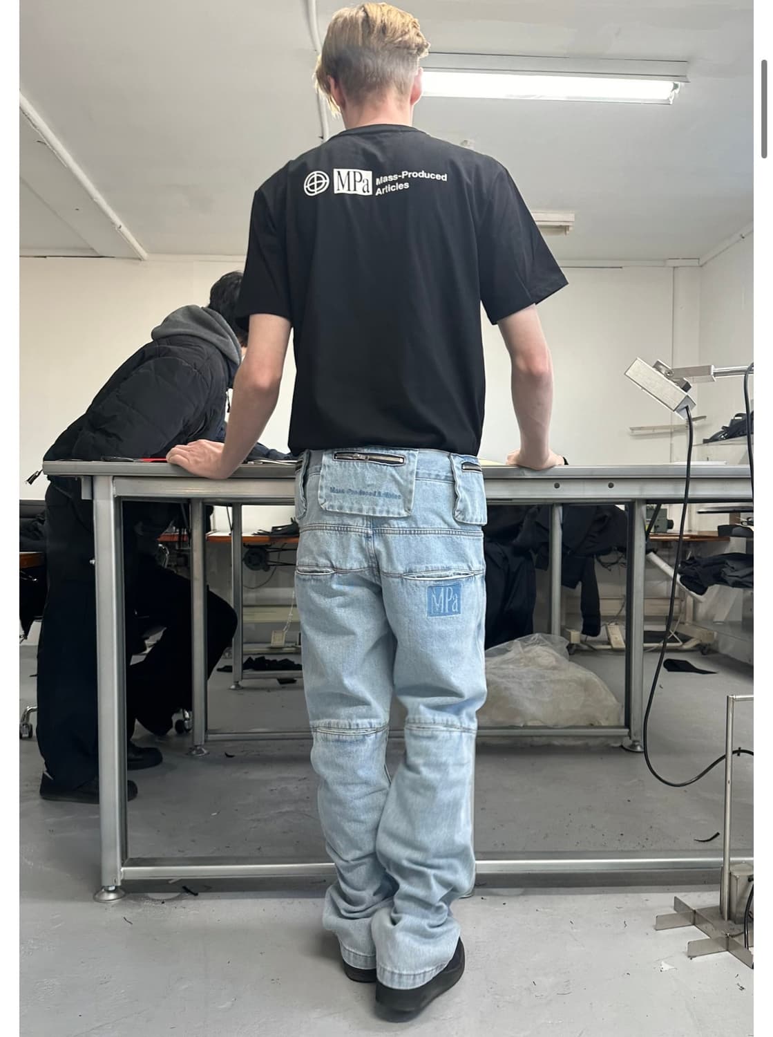 플라스틱 프로덕트 MPa BAG PANTS (STEEL BLUE) 상품이미지1