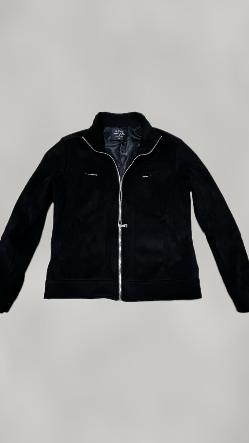 스웨이드 스탠다드 자켓 Black/M 상품이미지1