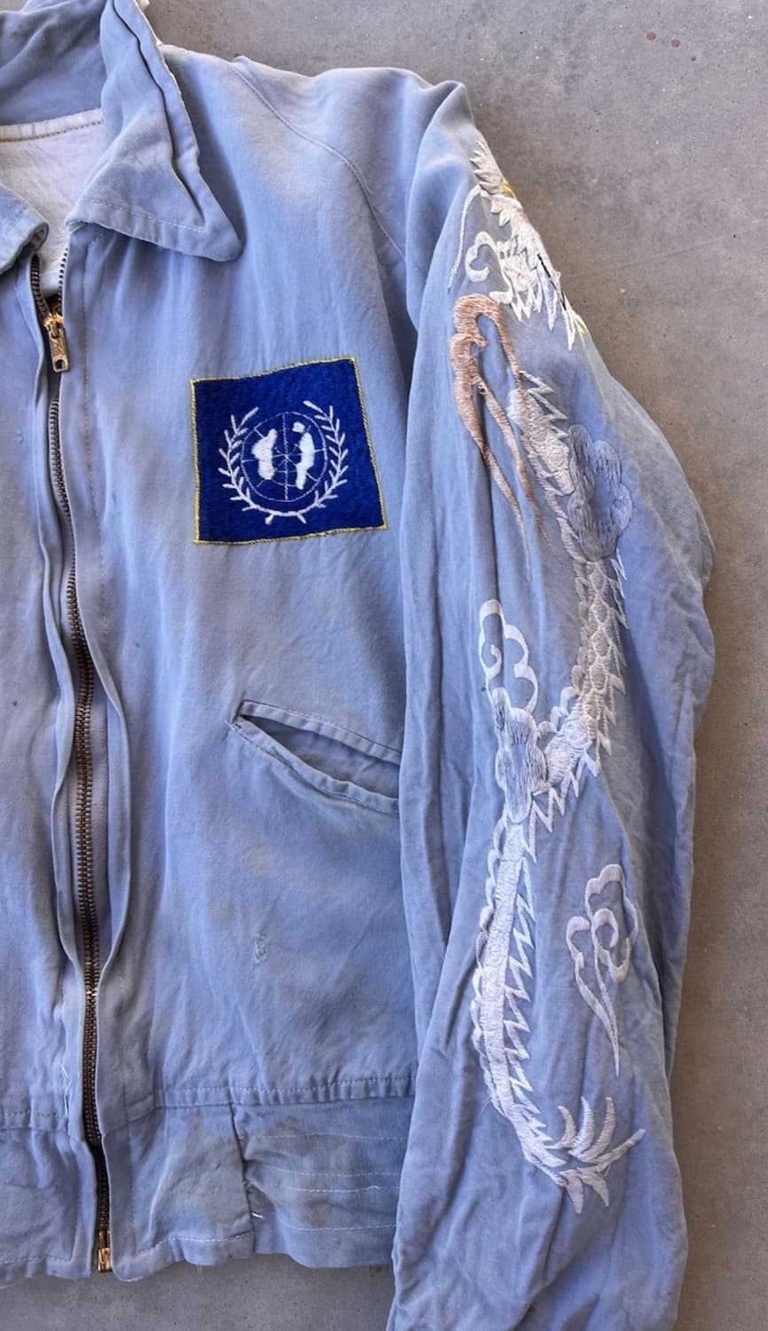 rare 50s 미일전쟁 수베니어 스카잔 자켓  상품이미지5