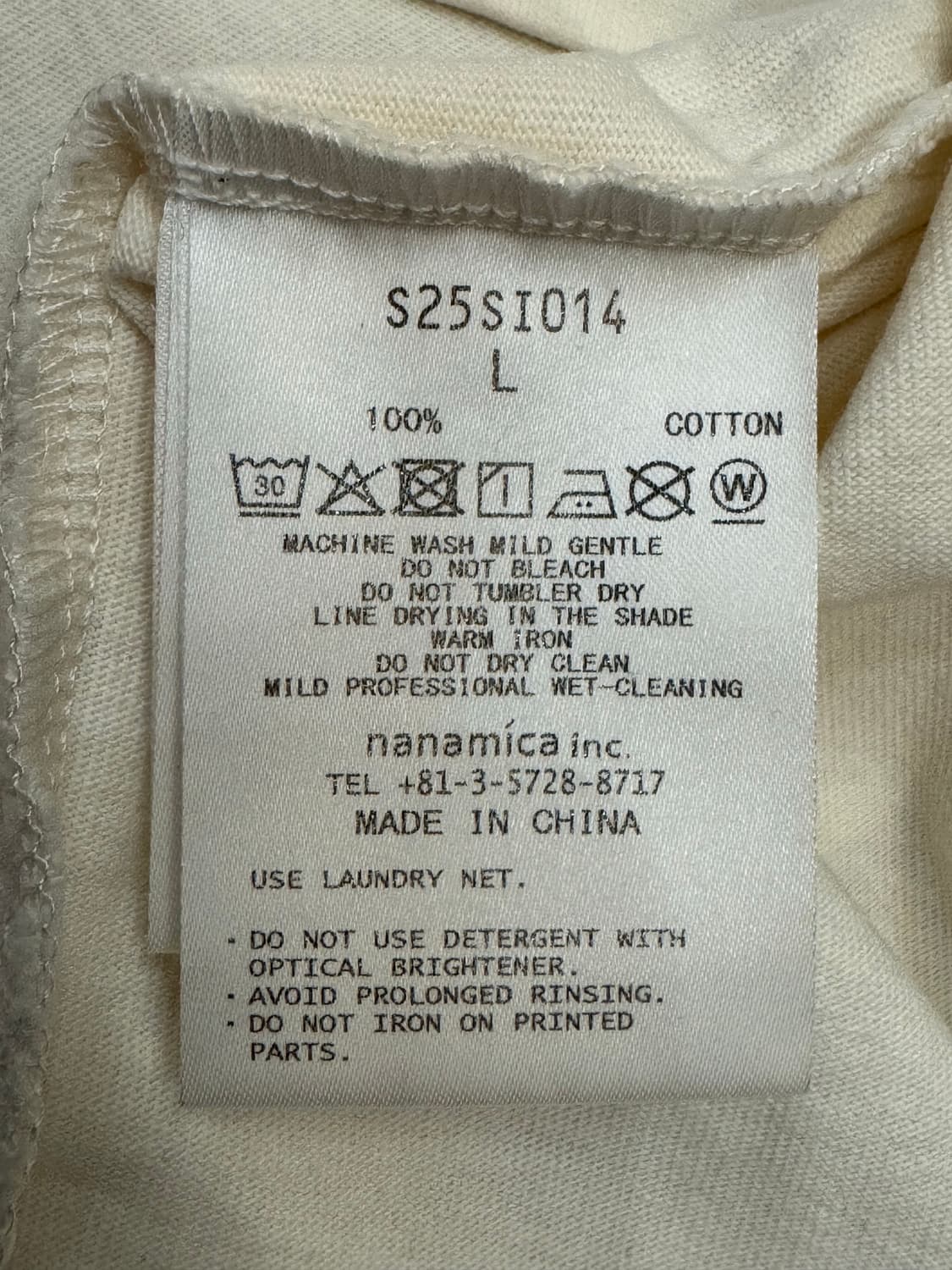 [L][105] 나나미카 OOAL L/S 그래픽 티셔츠 상품이미지7