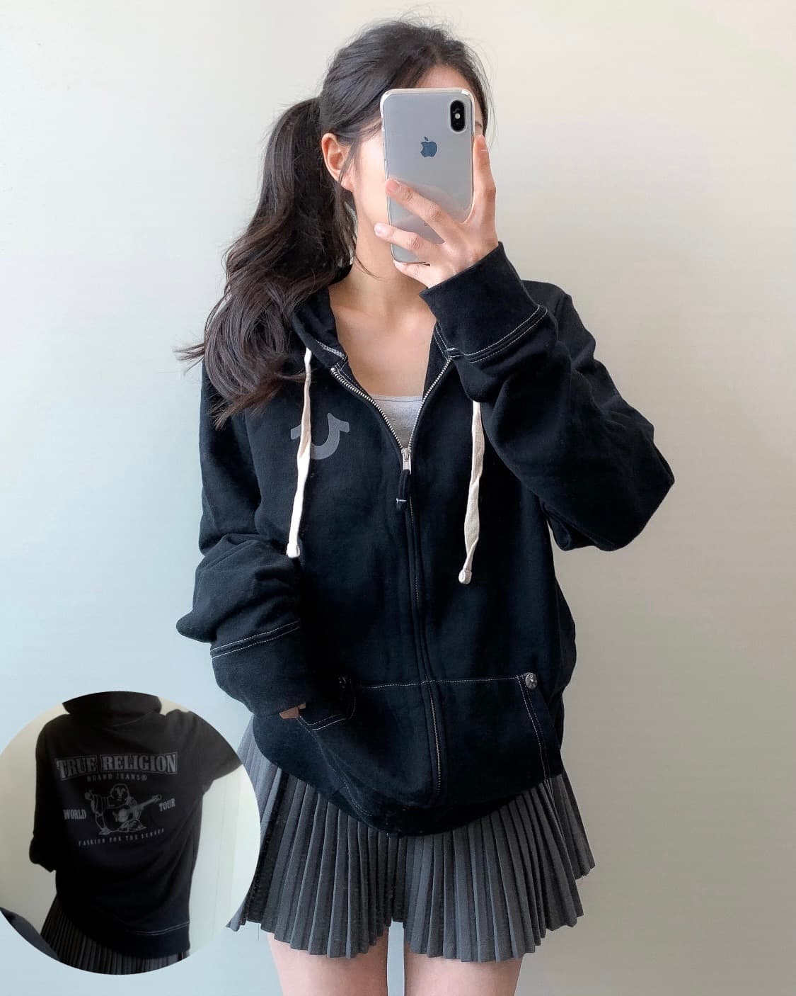 트루릴리전 후드집업 상품이미지2