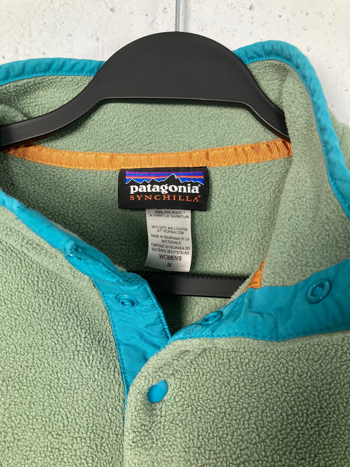 파타고니아 신칠라 피스타치오/민트 (M) 상품이미지3